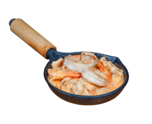 Strogonoff de camarão